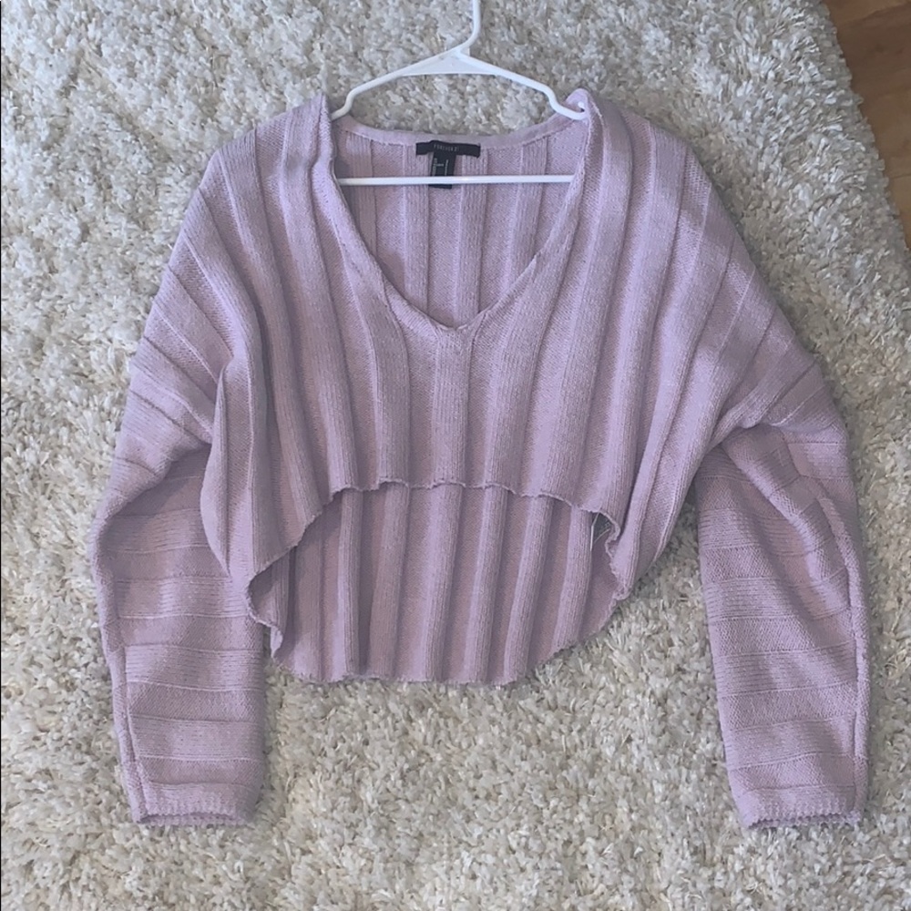 Oversized cropped sweater!!